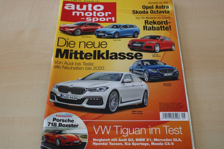 Deckblatt Auto Motor und Sport (09/2016)